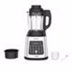MOULINEX LM83SD10 Perfectmix Cook Blender chauffant Puissance 1400 W 10 programmes automatiques Lames amovibles Panier vapeur