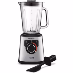 Moulinex LM871D, Mélangeur de table, 1,5 L, Fonction d'impulsion, Pileur de glace, 1200 W, Acier inoxydable, Gris