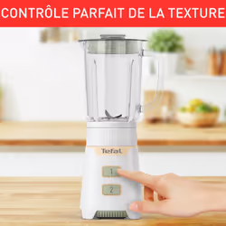 Tefal BL165010 blender 1 L Mélangeur de table 400 W Écru, Vert