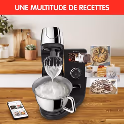 Moulinex QA950D10 mixeur Robot mixer 1200 W Noir, Acier inoxydable - Vue supplémentaire 6