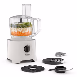Moulinex FP242B10, Blanc, Rotatif, 800 W, 4 pièce(s), 120 cm, 80 cm