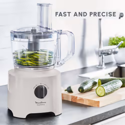 Moulinex FP242B10 robot de cuisine 800 W Blanc - Vue supplémentaire 7