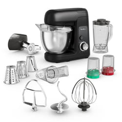 Moulinex Bake Partner QA525810 robot de cuisine 1100 W 4,6 L Noir, Acier inoxydable