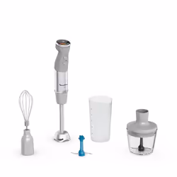 Moulinex Quickchef + DD67EB10, Mélangeur par immersion, 0,5 L, 1000 W, Gris, Acier inoxydable