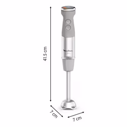 Moulinex Quickchef + DD67EB10 blender 0,5 L Mélangeur par immersion 1000 W Gris, Acier inoxydable