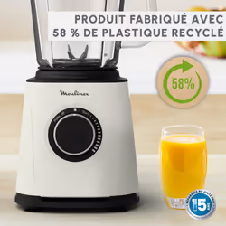 Moulinex PerfectMix Essential 1,5 L Mélangeur de table 1200 W Écru - Vue supplémentaire 5