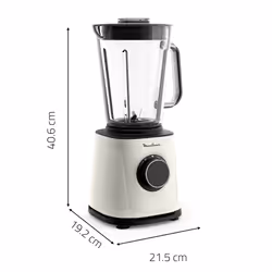 Moulinex PerfectMix Essential 1,5 L Mélangeur de table 1200 W Écru - Vue supplémentaire 8