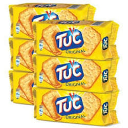 Tuc Original - Cracker Croustillant - Format Pratique à Emporter - 6 Paquets de 100 g