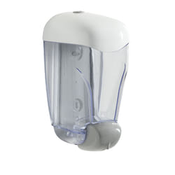 Rossignol Oleane Distributeur de savon 0,8 L Transparent, Blanc