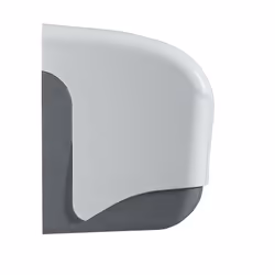 Rossignol Oleane Gris, Blanc Plastique Dérouleur papier toilette
