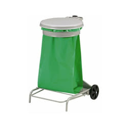 Finish - Poubelle mobile collectroule apedale pour sac 50l