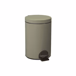 Poubelle à pédale 14 L Gris Ciment - Élora - La poubelle qui allie fonctionnalité et élégance - Fabriquée en matériaux recycl ...