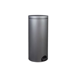 Rossignol - Poubelle Elora 30l gris métal