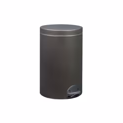 Poubelle à pédale 20 L Noir Basalte - Élora - La poubelle qui allie fonctionnalité et élégance - Fabriquée en matériaux recyc ...