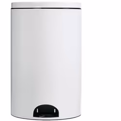 Rossignol - Poubelle à pedale 14l blanc 90264