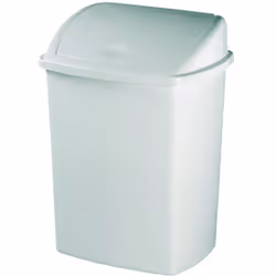 poubelle plastique a couvercle basculant clap 10l blancEn plastique polypropylène.Résistant et facile à entretenir.