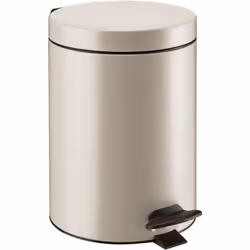 Poubelle de salle de bain 5L à pédale ronde avec seau La poubelle, CYJEU, embellit votre salle de bain. - Fabrication Françai ...