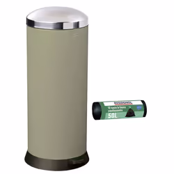 Poubelle de cuisine à pédale 30L et 10 sacs poubelle 50L - BOMBA ROSSIGNOL