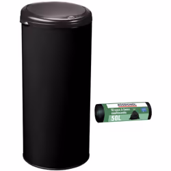 Poubelle de cuisine touch 45L et 10 sacs poubelle 50L - HANDTOUCH ROSSIGNOL