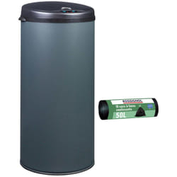 Poubelle de cuisine automatique 45L et 10 sacs poubelle 50L - sensitive Rossignol