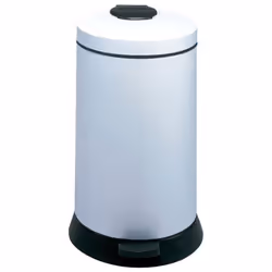 Rossignol - poubelle à pédale 20l blanc - 92990