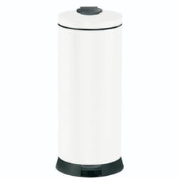 Rossignol - poubelle à pédale 30l blanc - 94024