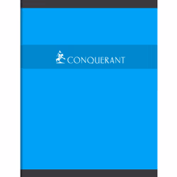 Conquerant 100103881, Monochromatique, Rouge, Vert, Jaune, Bleu, 48 feuilles, 70 g/m², Papier quadrillé, Couverture souple