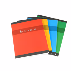 Conquerant 100100926 bloc-notes 96 feuilles Rouge, Vert, Jaune, Bleu