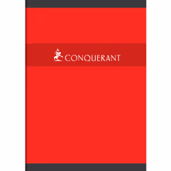 Conquerant 100102482 bloc-notes A4 96 feuilles Rouge, Vert, Jaune, Bleu