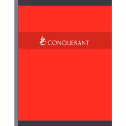Conquerant 100104437 bloc-notes 192 feuilles Rouge, Vert, Jaune, Bleu