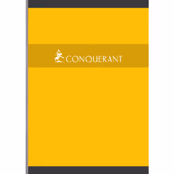 Conquerant 100102385 bloc-notes A4 192 feuilles Rouge, Vert, Jaune, Bleu