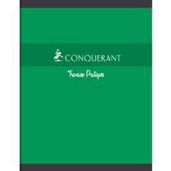 Conquerant 100100452 bloc-notes 64 feuilles Rouge, Vert, Jaune, Bleu