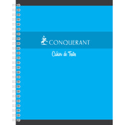 Conquerant 100102570 bloc-notes 148 feuilles Rouge, Bleu