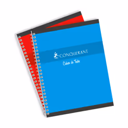 Conquerant 100102570 bloc-notes 148 feuilles Rouge, Bleu