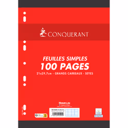 Conquerant 100102990, 100 feuilles, France, 40 pièce(s), 11,7 kg, 430 mm, 300 mm