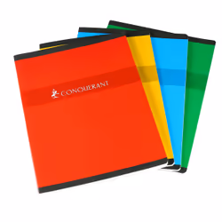 Conquerant 100100600 bloc-notes 96 feuilles Rouge, Vert, Jaune, Bleu