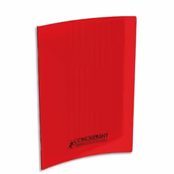 Oxford 400002781, Monochromatique, Rouge, 32 feuilles, 90 g/m², Papier quadrillé, Universel