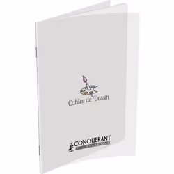 Cahier - CONQUERANT - 24 x 32 CM - 48 pages - 90 g/m² - Uni Dessin