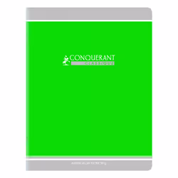Conquerant 100100794 bloc-notes 32 feuilles Rouge, Vert, Orange, Bleu