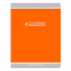 Conquerant 100100794 bloc-notes 32 feuilles Rouge, Vert, Orange, Bleu