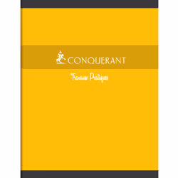 Conquerant 100103720 bloc-notes 96 feuilles Rouge, Vert, Jaune, Bleu