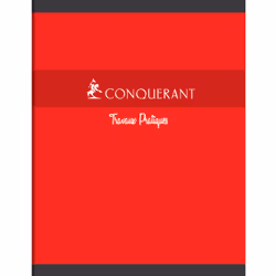 Conquerant 100103720 bloc-notes 96 feuilles Rouge, Vert, Jaune, Bleu