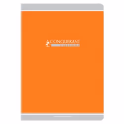 Conquerant Cahier Classique, Monochromatique, 96 feuilles, 90 g/m², Couverture rigide, Adulte