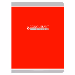 Conquerant 100104302 bloc-notes 96 feuilles Rouge, Vert, Orange, Bleu