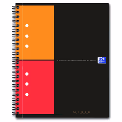 Oxford 100101849, Multicolore, A5, 80 feuilles, Papier quadrillé, Universel