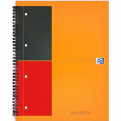 Oxford Activebook, Orange, A4, 80 feuilles, Papier ligné