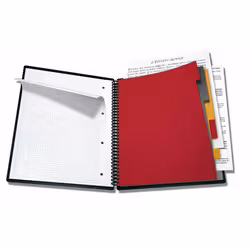 Oxford Organiser Book bloc-notes A4 80 feuilles Noir