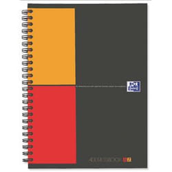 Oxford 100103165 bloc-notes A5 80 feuilles Gris, Orange, Rouge