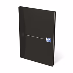 Oxford Office Essentials, Motif, Noir, A5, 96 feuilles, 90 g/m², Papier ligné
