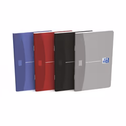 Oxford 100103545, Monochromatique, Argent, Bleu, Rouge, Noir, Mat, 90 g/m², Universel